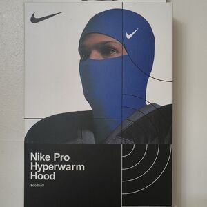 Nike Pro Hyperwarm Hood in Blue